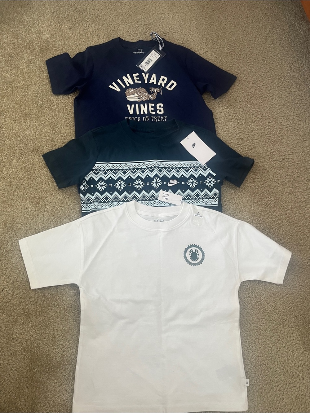 New Boys size s/7 shirts lot of 3